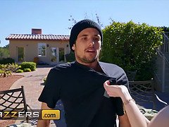 Milf pornstar Danielle Derekshow off her giant tits