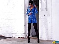 Fesselspiele, Braunhaarige, Frau, Hd, Latex, Milf, Pov, Solo