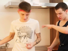 RAWEURO Baking And Barebacking With Horny Young Lovers