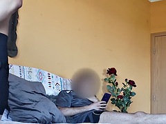 Leie, Blondine, Cfnm, Weibliche domination, Dürr, Strapon