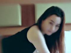 Aziatisch, Lieveling, Grote mammen, Pijpbeurt, Inshuiven, Koreaans, Tieten likken