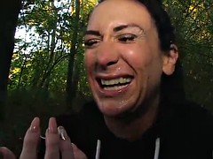 Британки, Семяизвержение, Милф, На природе, Развязные