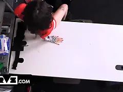 Degraded by the loss prevention cranks: my nude submission to four imperious guards