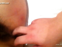 Chinese Man Nailing Hairy Chubby Slut