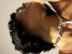 Moaning Ladyboy Doll Arse Pounded After Giving Blow