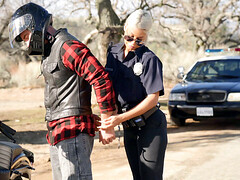 Cop Bridgette B arrested biker Charles Dera