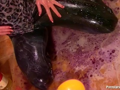 Vestidas, Hembra, Masturbación, Natural, Tetas naturales, Aceite, Sexo soft, Solo