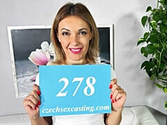 Czech chick Gina Monelli fornicates and screams on cam