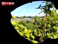 Hidden Cam mit geiler Blonder am Rhein