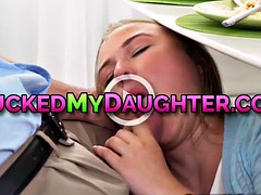 Charlotte Cross sucking on Dicks cock deep throat