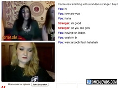 Lesbian Couple Have Fun Time On Omegle