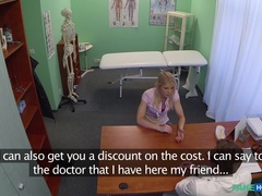 Fake Hospital (FakeHub): Curvy Blonde With A Bubbly Butt Accepts Dirty Doctor's Offer