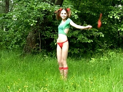 Forest Butterfly Amateur Teen Hot Solo