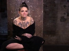 Tattooed Pain Slut Endures Brutal Bondage with Agonizing Torment