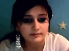 Brunette brune, Masturbation, Solo, Adolescente, Webcam