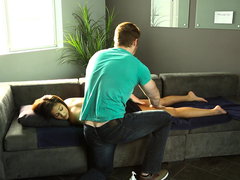 Intimate massage session