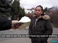 美女, フェラチオ, 茶髪の, イく瞬間, チン, お金, ハメ撮り, オッパイの