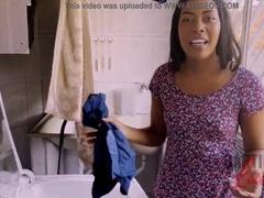 Horny Latina Wife Loses Bet and Fucks Husband's Friend with Big Black Cock