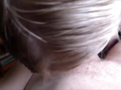 Grosser arsch, Grosse titten, Blondine, Blasen, Natürlichen titten, Pov, Tittenfick, Titten