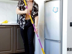 フェラチオ, フェティッシュ, 女 人男 人, なめる, コキ, ロシア人, ストッキング, タトゥー