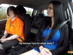 Buxom Ex-con Eats Examiners Twat