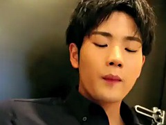 Asiatisch, Grosser schwanz, Blasen, Spermaladung, Schwul, Handjob, Japanische massage, Ablutschen