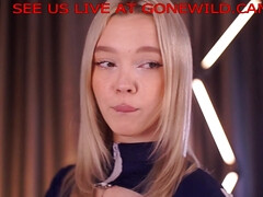 素人, ブロンド, 大学生, 自家製, 一人