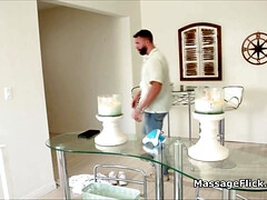 Noire, Sucer une bite, Queue, Noir ébène, Hard, Interracial, Huilée, Douche