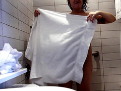 Anal, Cul à la bouche, Belle grosse femme bgf, Gros cul, Queue, Rugueux, Douche, Toilettes