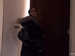 Brunette brune, Poupée, Lunettes, Softcore