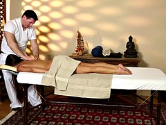 フェラチオ, 茶髪の, マッサージ, ポルノスター