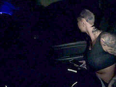 茶髪の, 裸, オマンコ, タトゥー