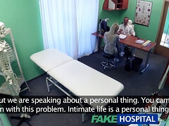 ブロンド, チン, 試験, 看護婦, オフィス, 現実, 息子, のぞき