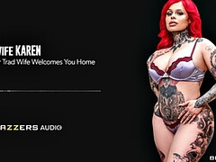 Grote kont, Grote mammen, Stel, Sperma shot, Keuken, Doordringend, Tatoeage, Vrouw