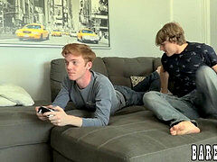 sleek twink buds interchange vid games for barebacking