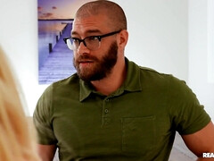 Young slut Alexis Tae gets anally fucked in the kitchen