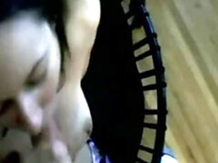 Leie, Blasen, Braunhaarige, Selbstgemacht, Dürr, Titten