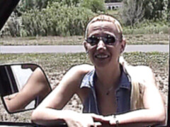 Mamada, Coche, Corridas faciales, Al aire libre