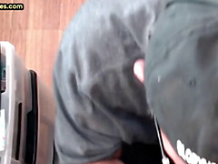 Homemade gloryhole DILF gets nailed in closeup