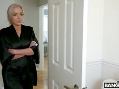 Tetas grandes, Rubia, Tetona, Corrida, Semen en la boca, Mamá, Chorro, Tetas