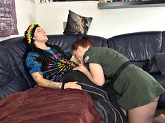 Минет, Семяизвержение, Лизание, Белье, Зрелые, Милф, Тату, Униформа