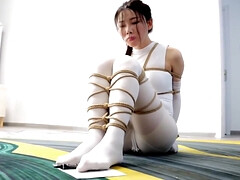 アジア人, ボンデージ, 茶髪の, 古典, 服従, フェティッシュ, 足フェチ, Hd