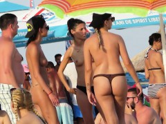 Leie, Strand, Europäisch, Hd, Nippel, Im freien, Öffentlich, Spanner