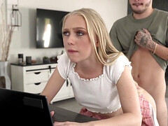 18 jahre, Blondine, Blasen, Schwanz, Frau, Hd, Pornostars, Muschi