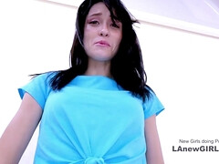 Leie, Grosser schwanz, Blasen, Braunhaarige, Sperma im mund, Orgasmus, Pov, Ablutschen