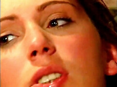 18, アナル, お尻, 茶髪の, ハードコア, ティーン, 三人, オッパイの