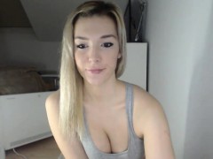 Leie, Blondine, Masturbation, Solo, Netzkamera