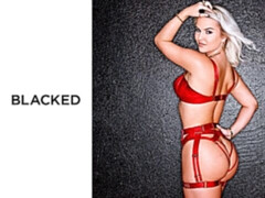 Spicy blonde with big boobs Vic Marie fucked by black dick