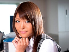 69 negenenzestig, Aziatisch, Bruinharig, Zoenen, Schoolmeisje, Mager, Rok, Tiener