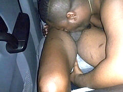 アメリカ人, 黒人, 爸, フェラする